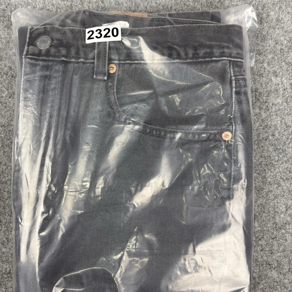 Vintage Levi's 505 Men's 34x30 (Fits 32x29) Straight Leg Black Wash Made In USA